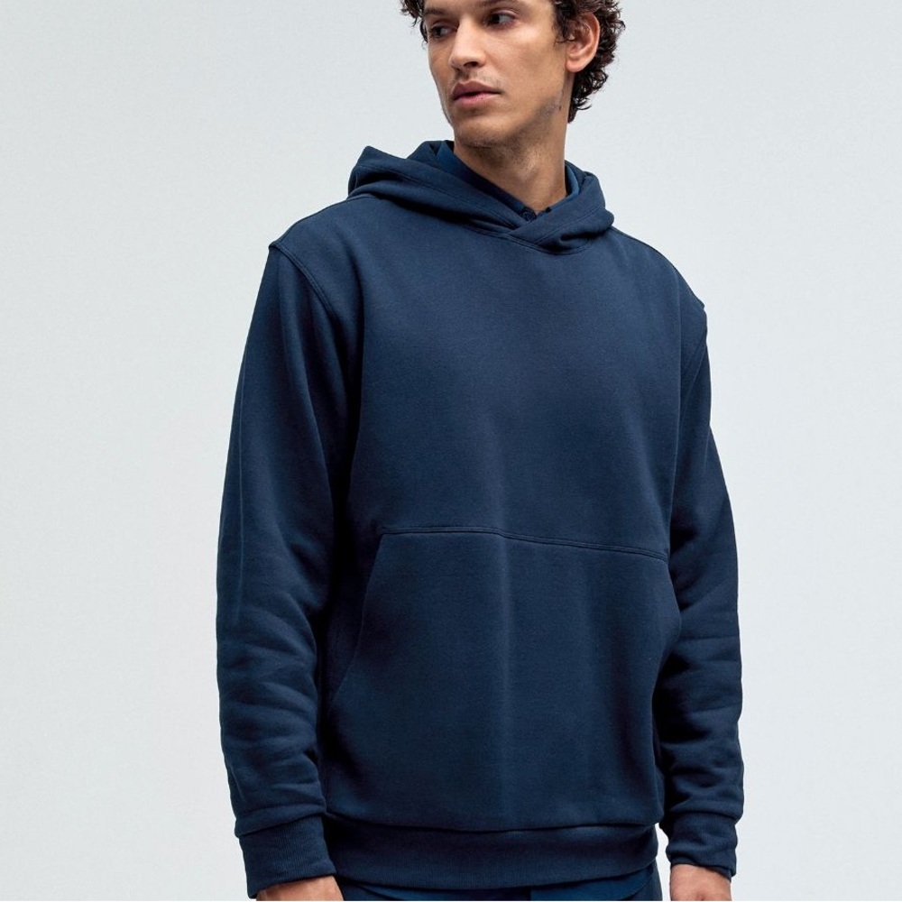 LULULEMON Steady State Pullover Hoodie LARGE NAVY